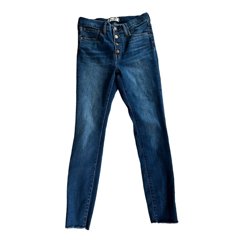 Madewell Mid-Rise Skinny Jeans: Button-Front Edition size 26
